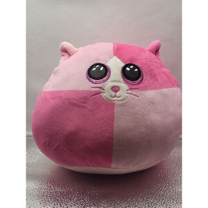 Ty Beanie Boos Squish-a-Boo - Scarlett The Pink Cat 8 inch Soft Plush Sparkly